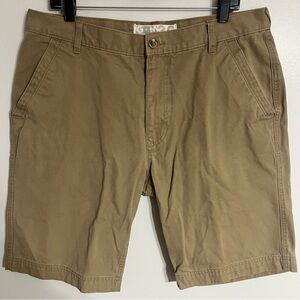 Men’s G&M 100% Cotton Khaki Chino Shorts Size 36 X 11.5